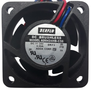 Micro ventilador cooler AD0424HB-C56 24V 40X40X20MM rolamento