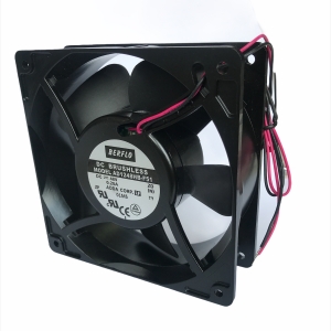 MICRO VENTILADOR COOLER AD1248HBF51 48VDC 120X120X38MM ROLAMENTO 0,20A 2 FIOS BERFLO
