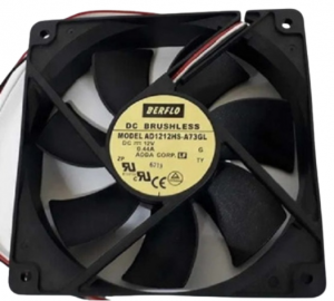Micro ventilador cooler 12VCC 120x120x25m ad1212hs-a73 bucha