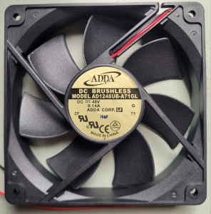 AD1248UB-A71GL 48V 0.14A 120X120X25MM 2FIOS ROLAMENTO 2 FIOS