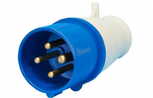 Plug Macho Industrial Jng 3p+t 16a 9h Azul 250v Mgi-014-9