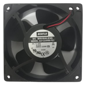Micro ventilador cooler ventoinha 24VCC 120X120X38MM AD1224HB-F51 rolamento