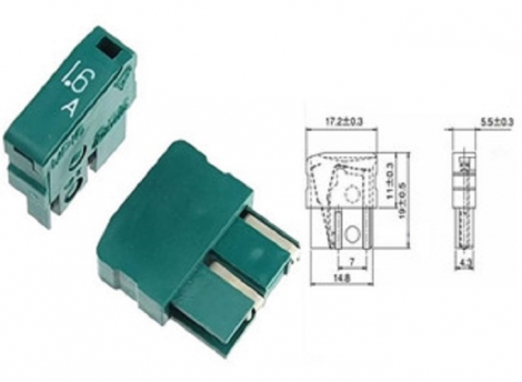 fusivel MP16 1,6A 1,6A MP16 DAITO ** 060L-0001-0046#1.6