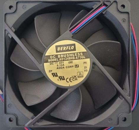 MICRO VENTILADOR cooler AD1248HB-A73 120X120X25MM 48V ROLAMENTO