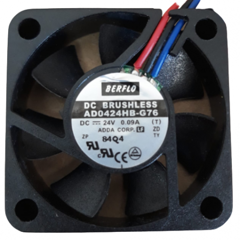 Micro ventilador cooler AD0424hb-g76 12v 40X40x10mm 24V rolamento