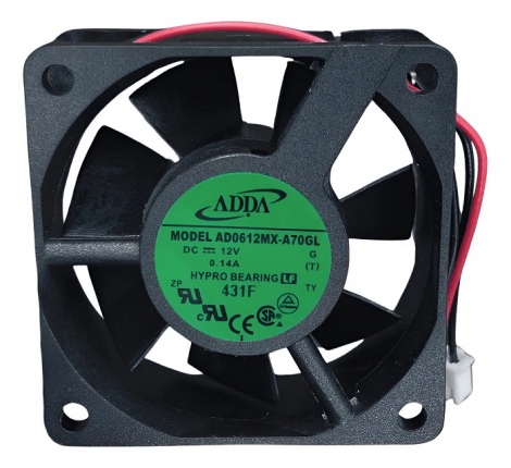 micro ventilador cooler AD0612MXA70GL AD0612MX-A70 60X60X25MM 12V 0,14A 2 FIOS HYPRO