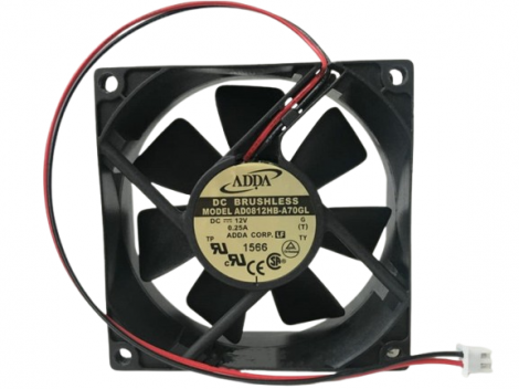 micro ventilador cooler 80x80x25mm 12v 0,25a rolamento c/conect AD0812HB-A70GL ADDA
