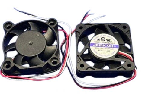 Micro ventilador cooler Cooler 24V 1,2W KF0410B2HA-R 40X40X10mm  3 fios Jamicon rolamento